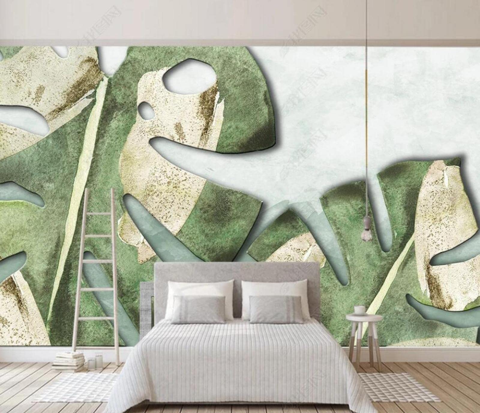 Papier peint panoramique aquarelle pour habiller un grand mur vide facilement