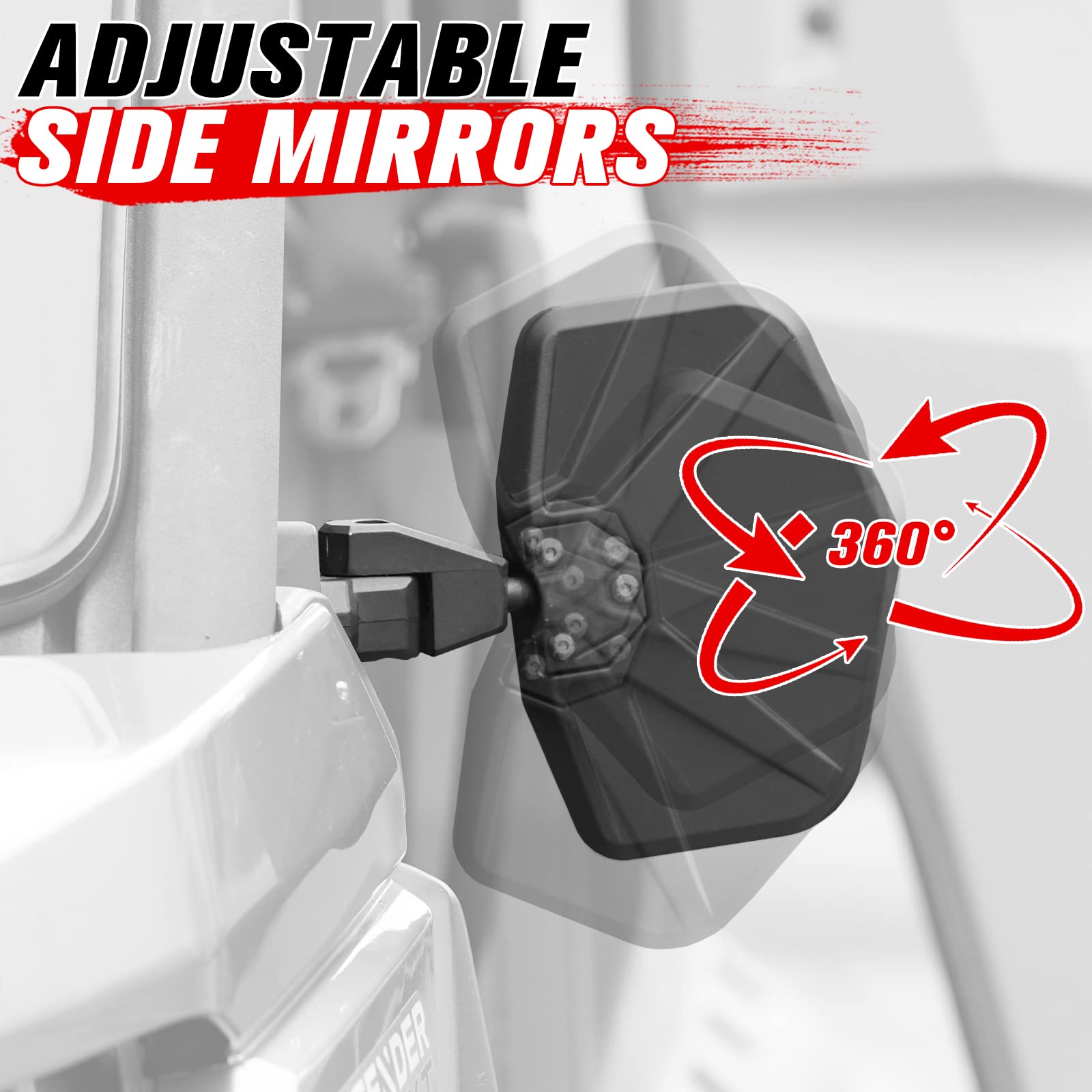 A & UTV PRO Rear View Mirror & Side Mirrors Kit for 20162023 CanAm