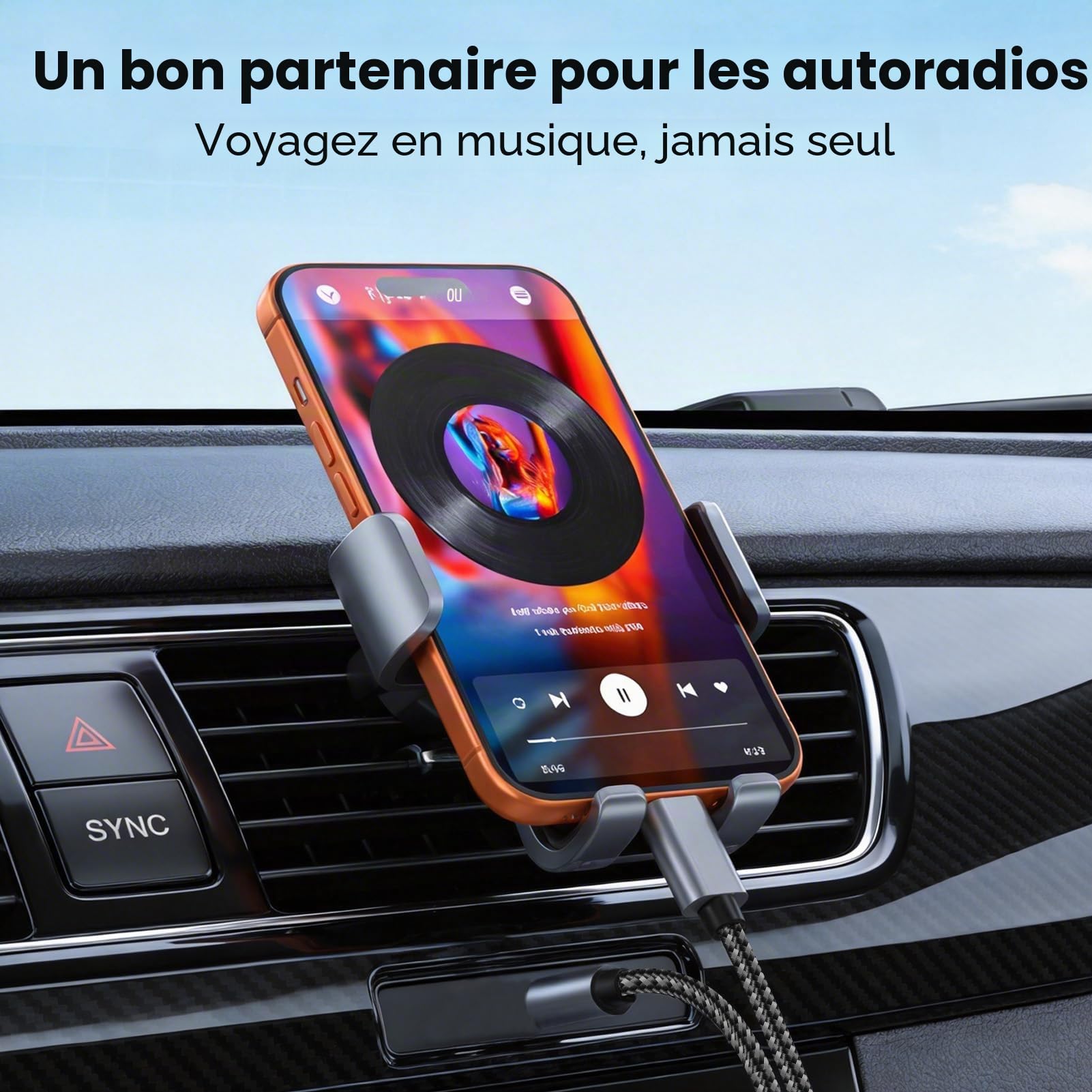 Câble USB C vers Jack 1.5M,USB C vers Auxiliaire Prise Jack 3,5mm,Adaptateur USBC Jack 3.5mm Compatible avec iPhone 17 Air Pro Max/16/15,Samsung Galaxy,S25/S24/S23 Ultra,iPad,Huawei P40/Mate40