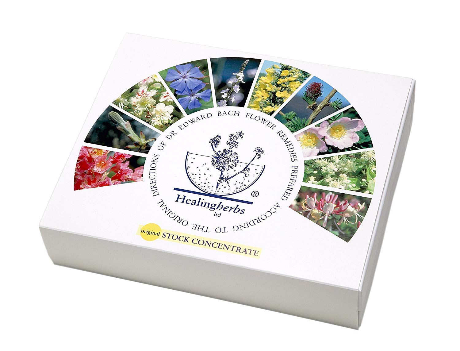 Juego de flores de Bach con 38 flores + 2 remedios de alivio 10 ml