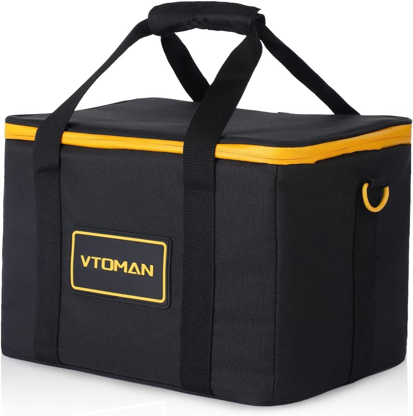 VTOMAN Power Station Carrying Case for FlashSpeed 2400/1500/1000 and Jump 1500X/2200 Portable Power Station, 16.1" x 12.6" x 14.6" Generator Storage Bag, Black (Power Station Not Included)