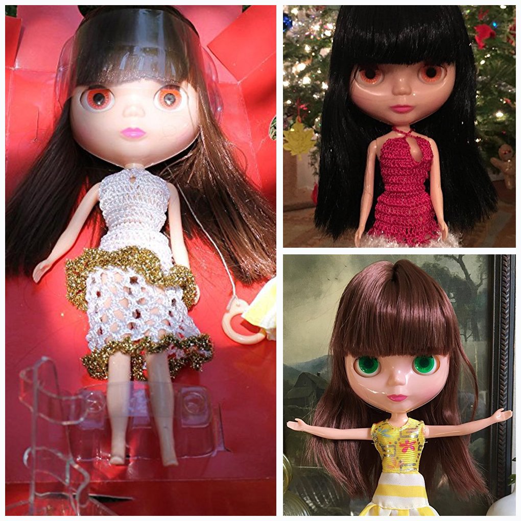 ブライス　4体 ブライス人形 7種類 着せ替え人形 本体 BJD 球体関節人形