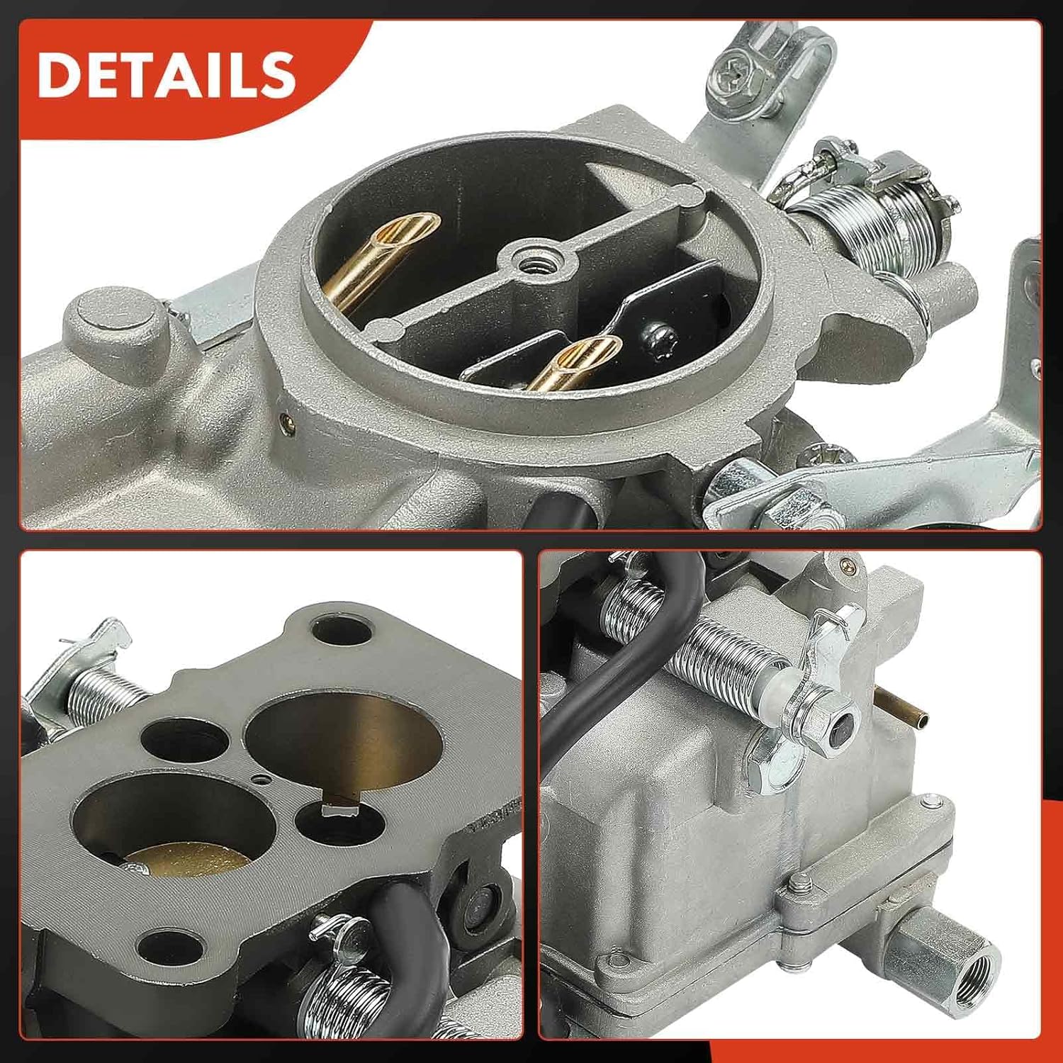 A-Premium 2 Barrel Carburetor Compatible with Toyota Corolla 1979-1987, corolla ke70 1979-1987, LITEACE 1973-1979, Starlet 1977-1981, Townace 1979-1981, sprinter 1973-1978, Manual, Replace# 2110013170