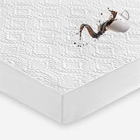 Vista 20 de Sufdari Protector de colchón impermeable, funda de colchón tamaño individual para cama, bolsillo profundo de 18 pulgadas, protector de colchón