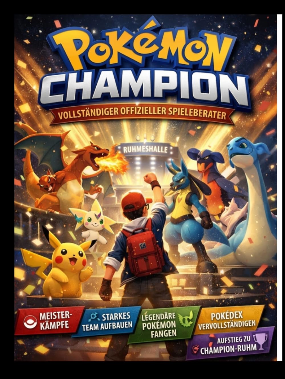 POKÉMON CHAMPION: DER KOMPLETTE OFFIZIELLE SPIELLEITFADEN: Der ultimative Strategieleitfaden, um Schlachten zu meistern, schlagkräftige Teams ... Champion-Ruhm zu erringen. (German Edition)      Hardcover – April 4, 2026