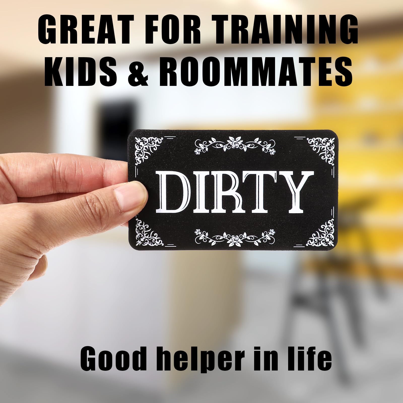 Magnete Lavastoviglie Clean/Dirty - Indicatore Sporco/Pulito, Con Adesivo - Foto 3