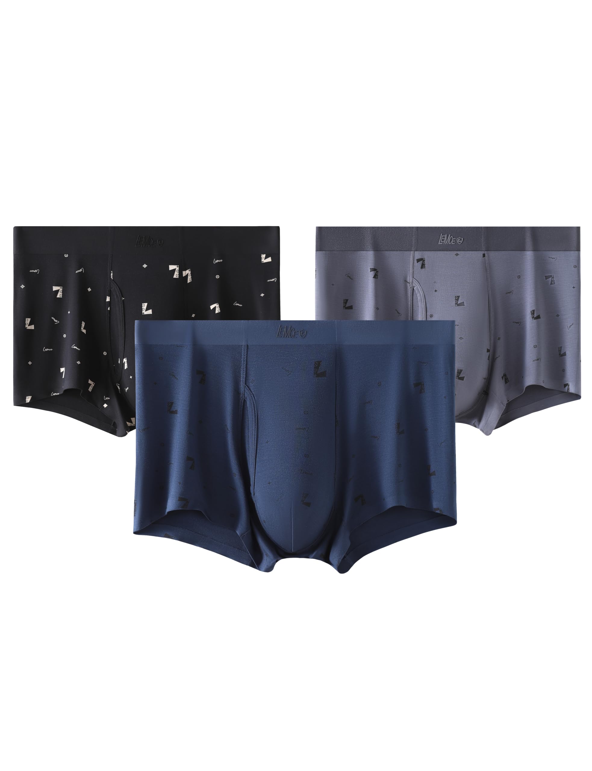 Men's Modal Boxer Briefs Pack of 3-picture-31