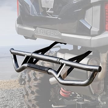 A & UTV PRO Rear Bumper for Polaris General 1000 2016-2024/4 1000 2017-2022/General XP/XP 4 1000 2020-2024, Heavy Duty Rear Bumper Brush Guard Protector Accessories, Replace OEM#2884345