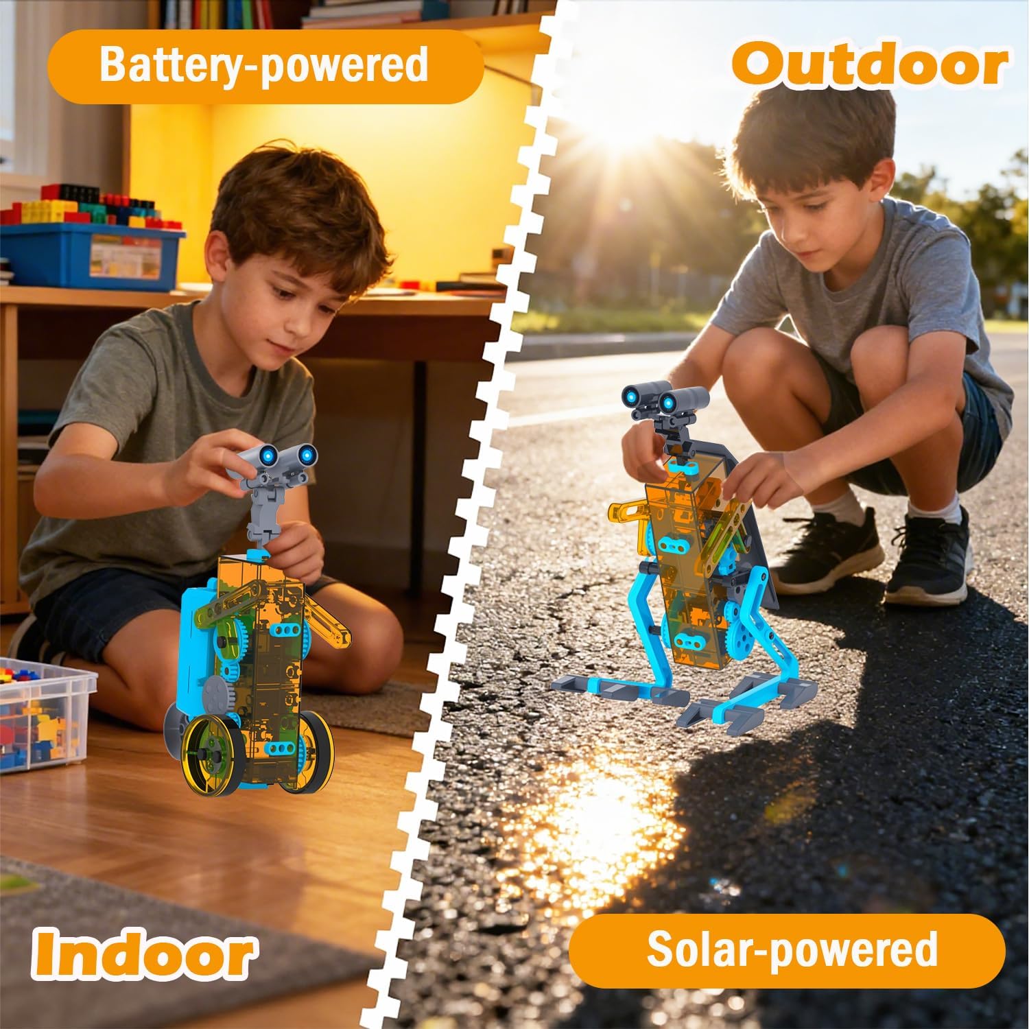 STEM 25-in-1 Education DIY Solar Power Toys for Boys Age 8-13, Science Kits Robots Toys for Ages 8-12, Building Toys Robotics Experiment Set Birthday Gifts for Kids 8 9 10 11 12 13 14+Years Old