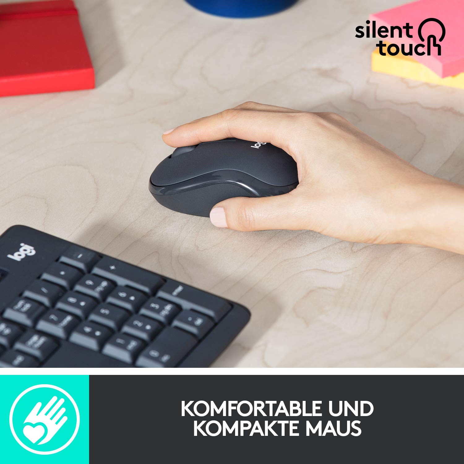 Logitech MK295 silencioso inalámbrico COMBO - DEU QWERTZ