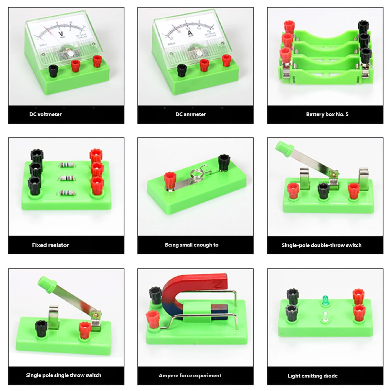 Ensemble d ' expérimentation de circuit scientifique pour bébés avec une conception modulaire sûre et plusieurs expériences Ensemble de circuits de fournitures de classe de sciences scolaires