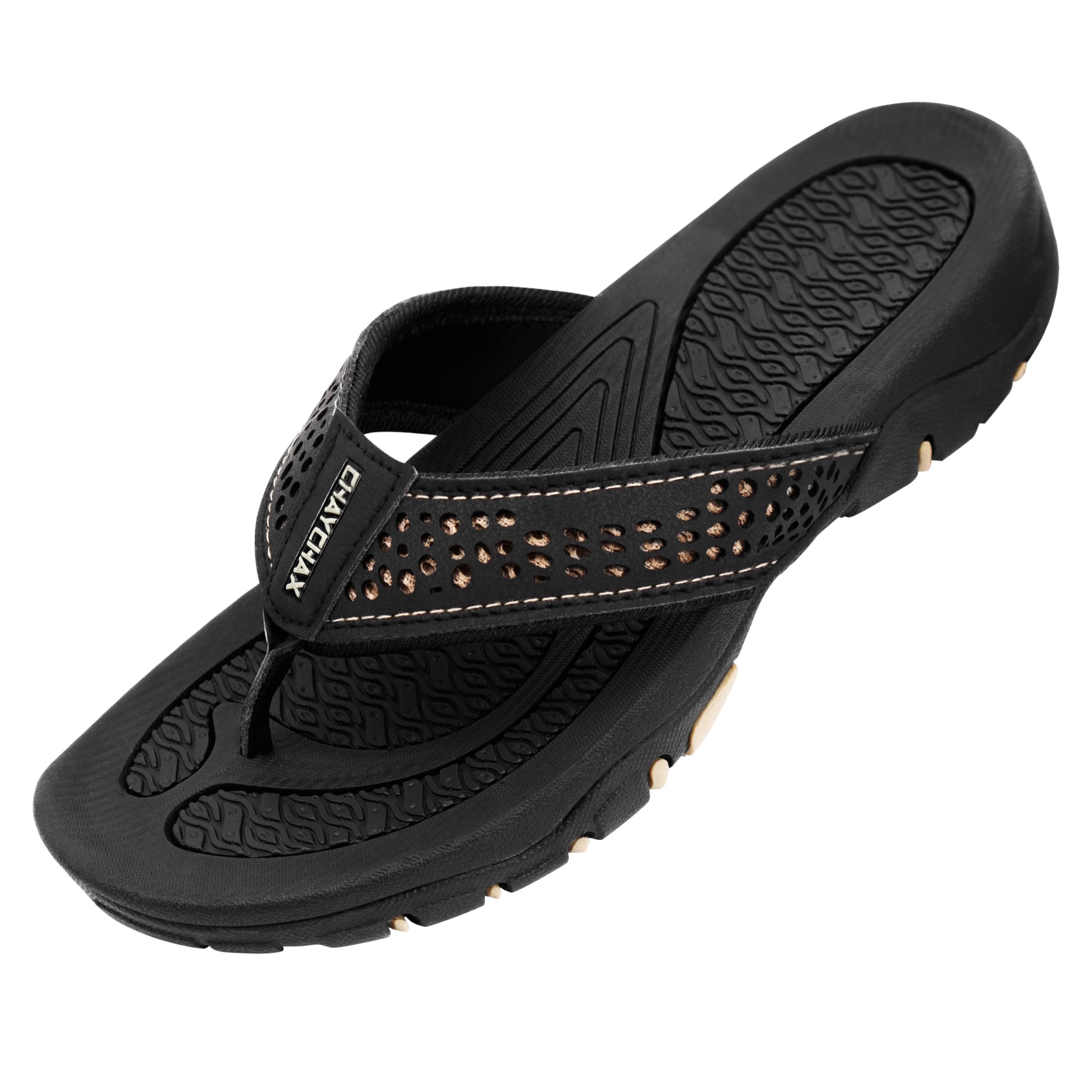 ChayChax Infradito Uomo Scarpe da Spiaggia e Piscina Antiscivolo Sandali Sportivi Pantofole Ciabatte da Mare Gomma Suola per Sostegno dell'Arco