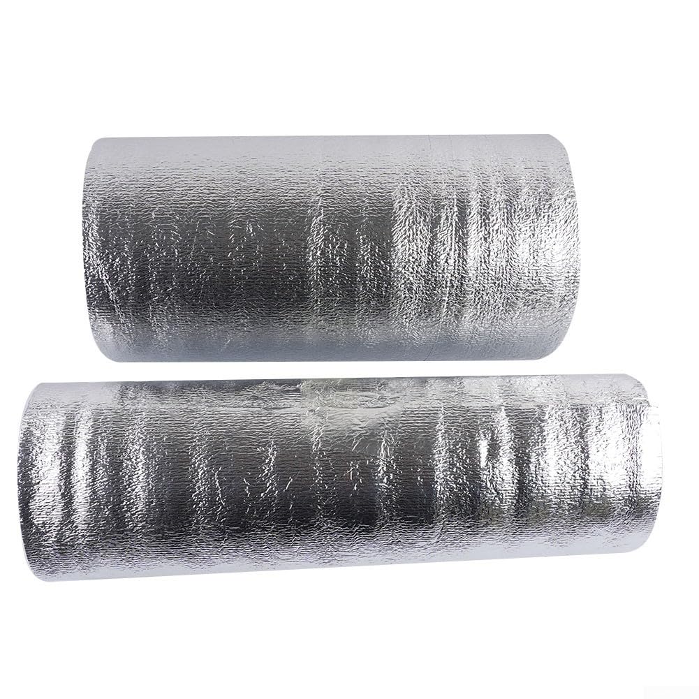 Pellicola riflettente per radiatore, doppia bolla di alluminio, pannelli riflettenti termici da parete, isolamento termico, foglio di alluminio riflettente (M 40 cm)