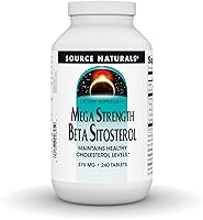 Vista 1 de Source Naturals Mega Strength Beta Sitosterol, de origen vegetal, 375 mg - 240 tabletas