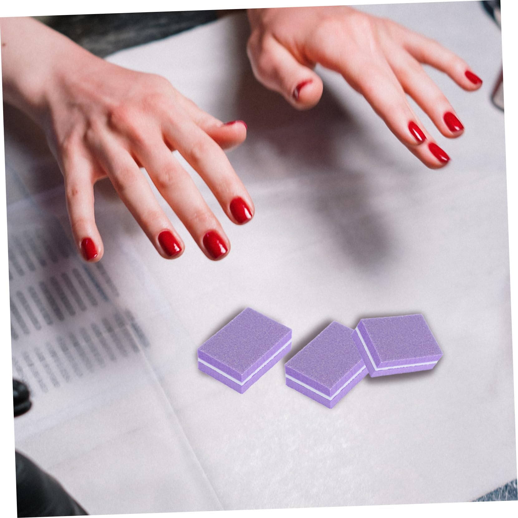 FRCOLOR 250pezzi Buffer Per Unghie Spugna Limette Per Unghie Per Smoothing e Lucidatura Strumenti Per Manicure e Pedicure Per Naturali e Acriliche