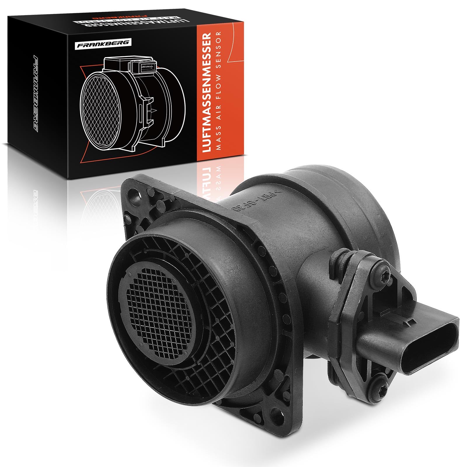 Frankberg Mass Airflow Sensor Compatible with A3 8L1 8P7 8PA Ibiza II 6K1 Fabia II 542 545 Superb II 3T4 3T5 1.4L-2.0L Diesel 1995-2011-image-2