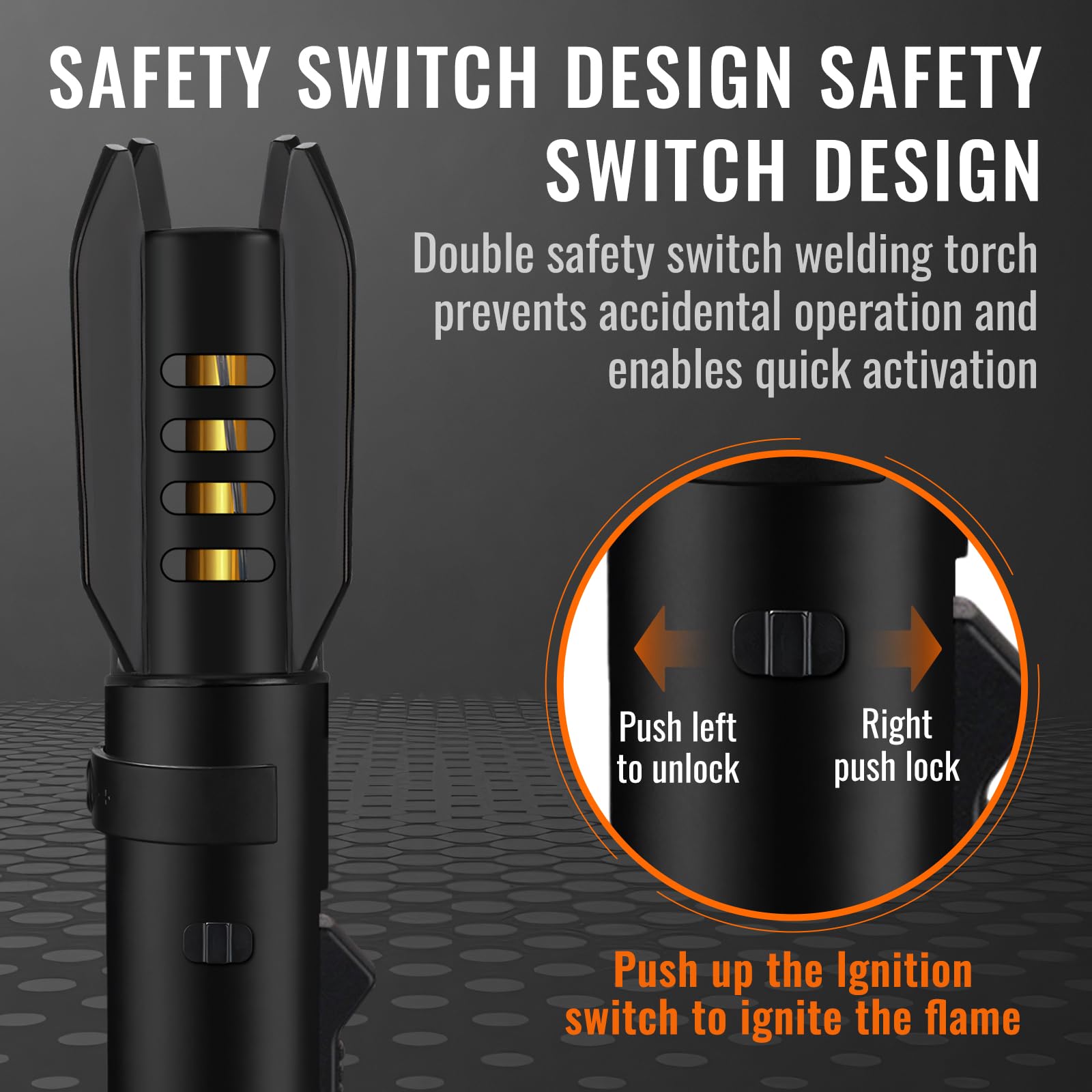 Torch Lighters, Butane Lighters, Adjustable Jet Flame Torch Lighters, Windproof Butane Refillable Gas Torch Lighter Long Lighter for Candle, Grill, BBQ, Fireworks(Butane Not Included) Black