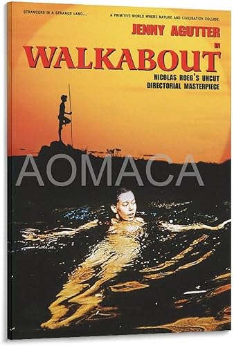 Póster de película Walkabout 2 lienzos, pintura de pared, póster para dormitorio, sala de estar, decoración de 12 x 18 pulgadas (11.8 x 17.7 in)