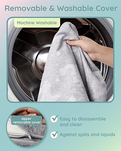 Miniatura 8 de Lilian&Gema Pack and Play Colchón de 38 x 26 x 1.5 pulgadas, colchón portátil para corral, colchón Pack N Play, colchón suave y transpirable con