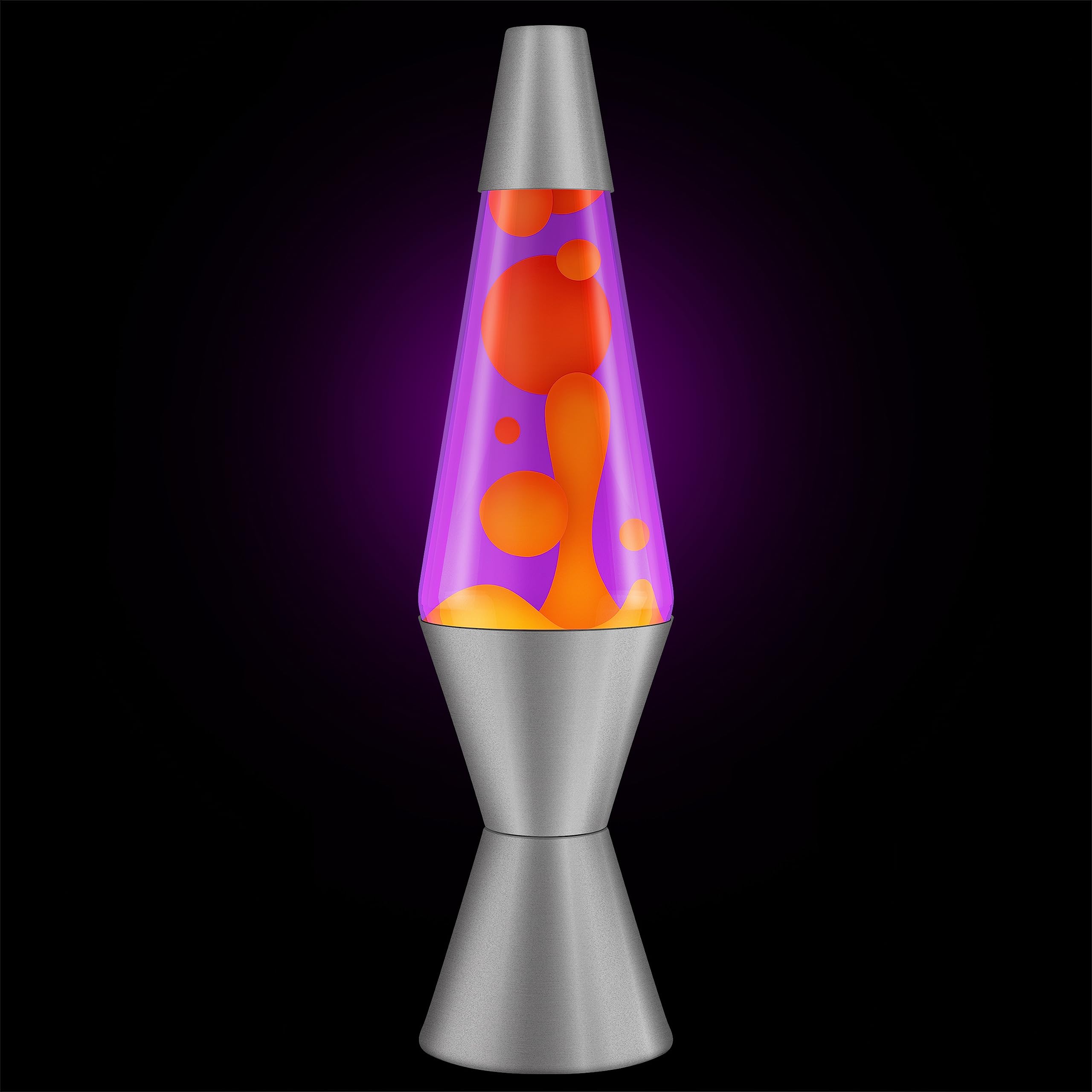 Lava Original Lamp - 14.5" Purple Sunset - Yellow Wax and Purple Liquid - Home DÃ©cor Motion Light - 2635