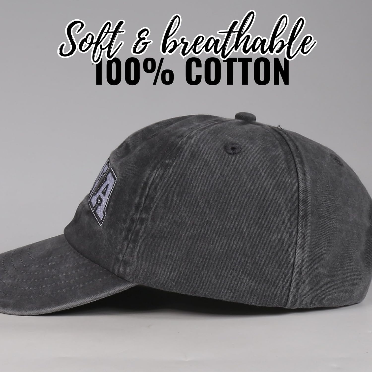 InnoBeta Nana Gifts Cap for Grandma, Funny Adjustable Embroidered Hat Gifts for Birthday, Christmas, Grey - Image 4