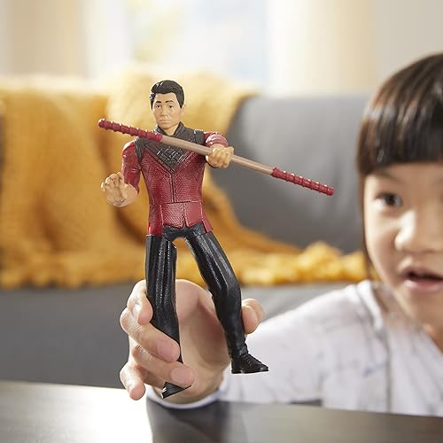 Miniatura 4 de Hasbro Marvel Shang-Chi y la leyenda de los diez anillos Shang-Chi - Figura de acción de 6 pulgadas con función de ataque Bo Staff para niños a