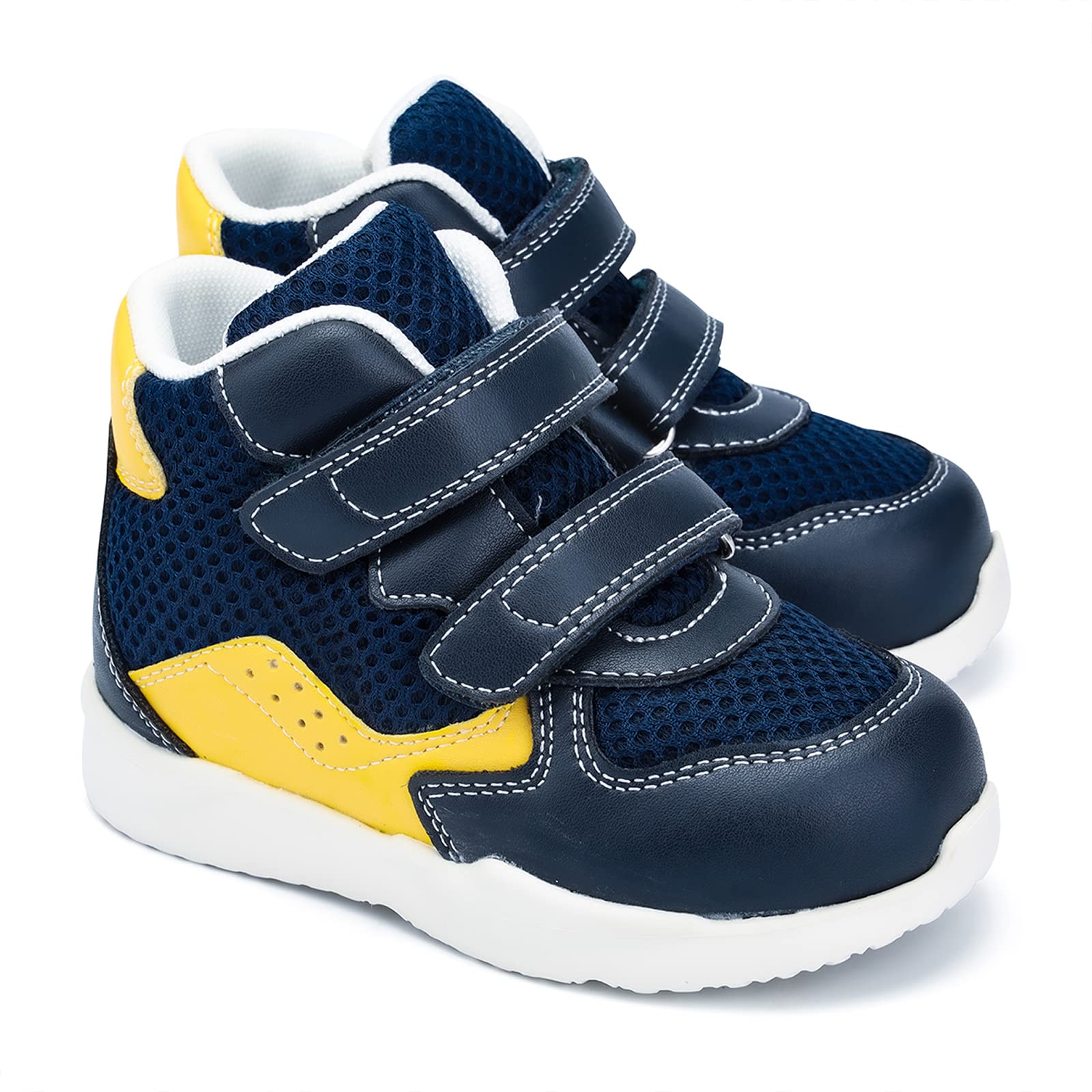 Zapatos ortopédicos para niños y jóvenes, Botas de Tela Vaquera con Soporte para el Arco y el Tobillo, Suelas Antideslizantes, corrigen los pies Planos y el valgo/varo de los niños