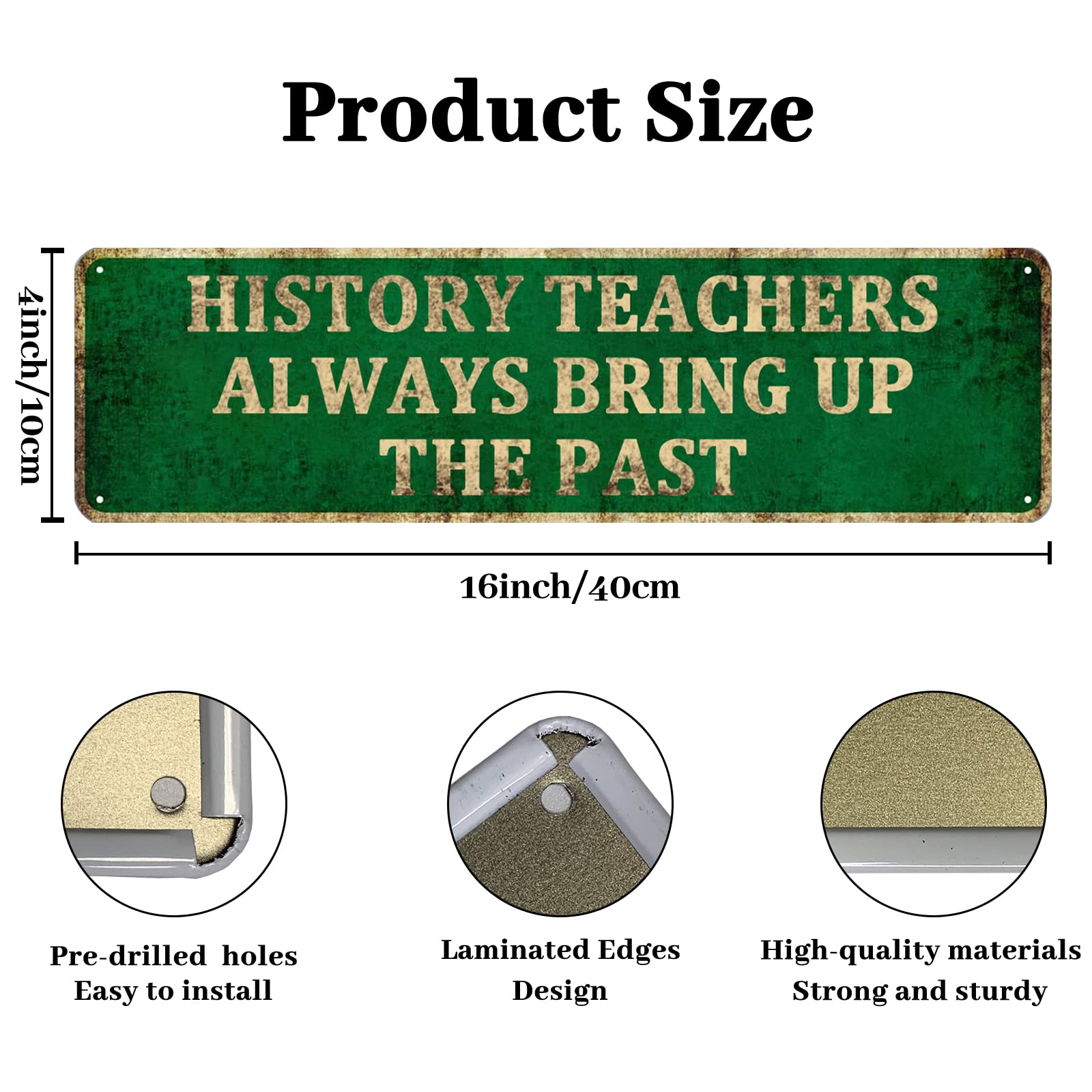 History Teacher Sign