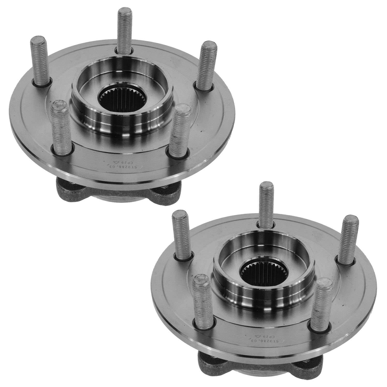 Wheel Hub Bearing Pair Of Front S For 2009-2020 Dodge Journey (2.4L & 3.6L, 5-Lug) Hub Caps For Dodge Journey