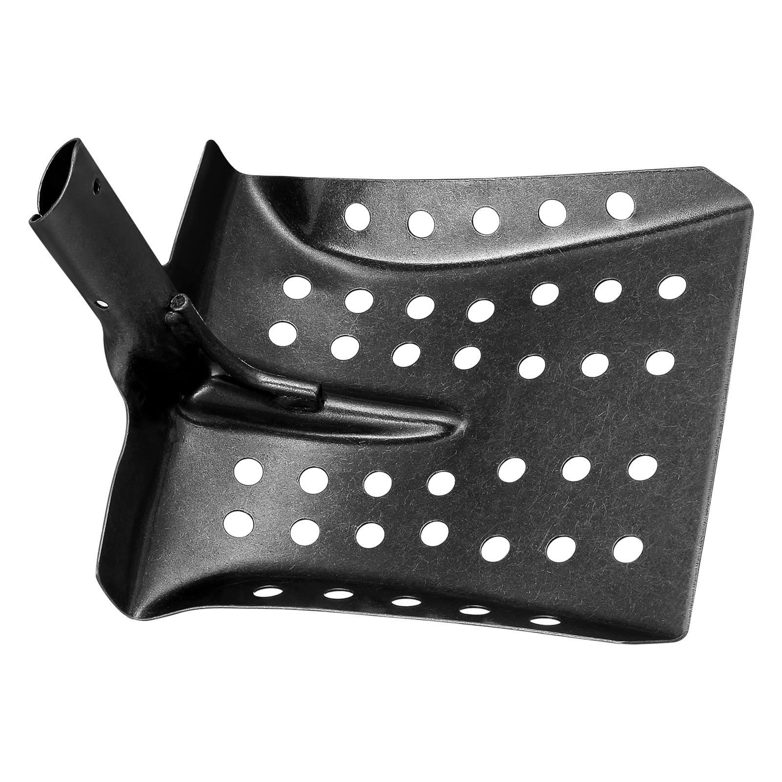 Pala de Cribado Metálica para Lodo y Barro, Herramienta para Tamizar en Drenajes y Zanjas Mango Diseñado para Uso en Huertos y Mantenimiento Exterior