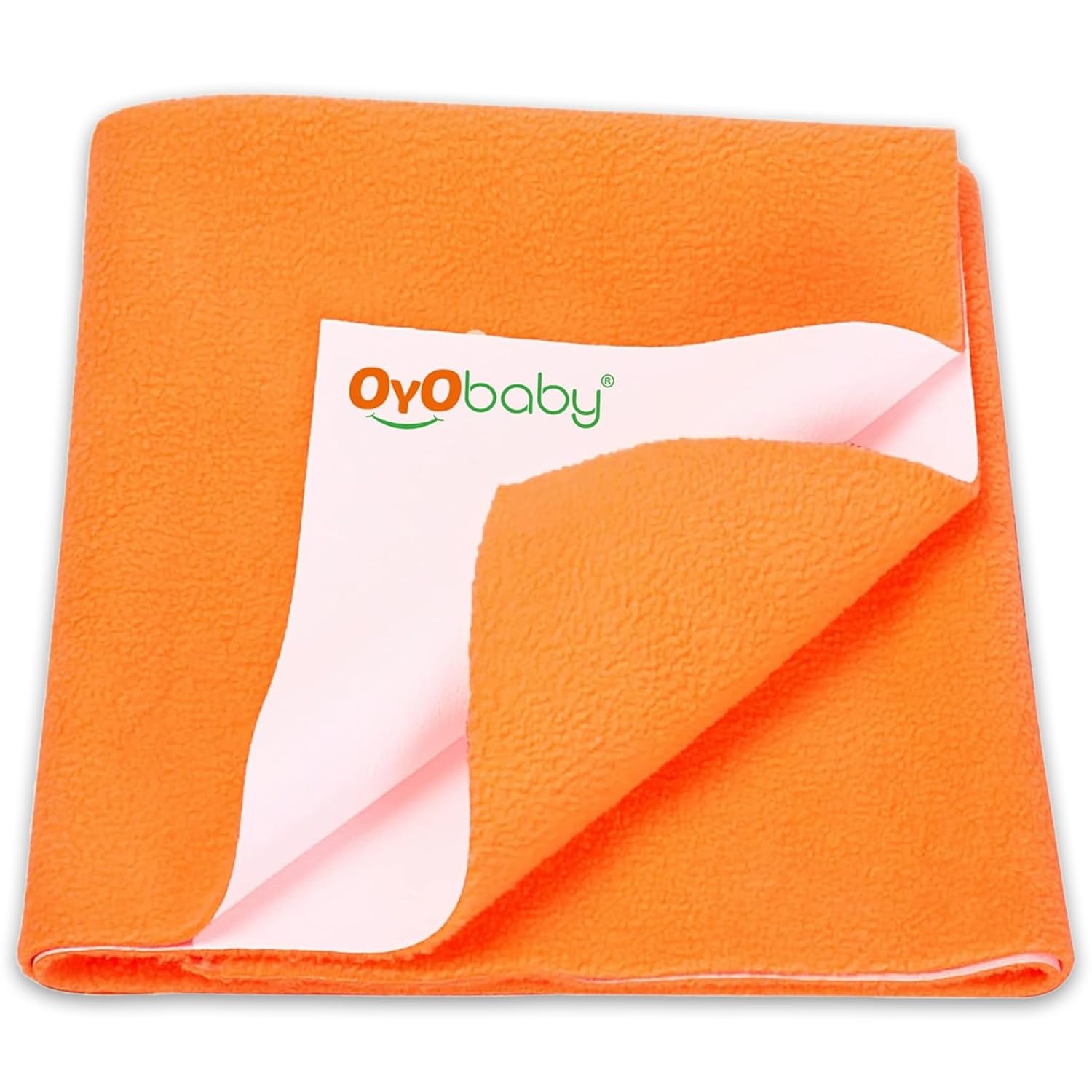 OYO BABY – Baby Dry Sheet for new born babies | Infant Waterproof bed protector Sheet for Baby | Mattress Pads (Small – (70cm X 50cm), Orange) OYO BABY – Baby Dry Sheet for new born babies | Infant Waterproof bed protector Sheet for Baby | Mattress Pads (Small – (70cm X 50cm), Orange)