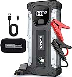 Car Jump Starter 4000A, Jump Starter Battery Pack for Up to 10.0L Gas and 8.0L Diesel Engines, 12V Portable Jump Box with LED Light