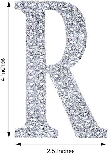 Miniatura 3 de Efavormart - Calcomanías autoadhesivas con números de diamantes de imitación de 4 pulgadas para manualidades, arte de manualidades, decoración de