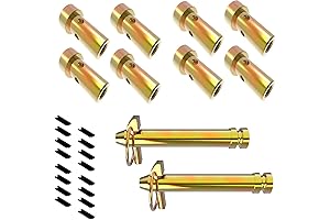 4-Pair Quick Hitch Bushings for Category 1 Tractors