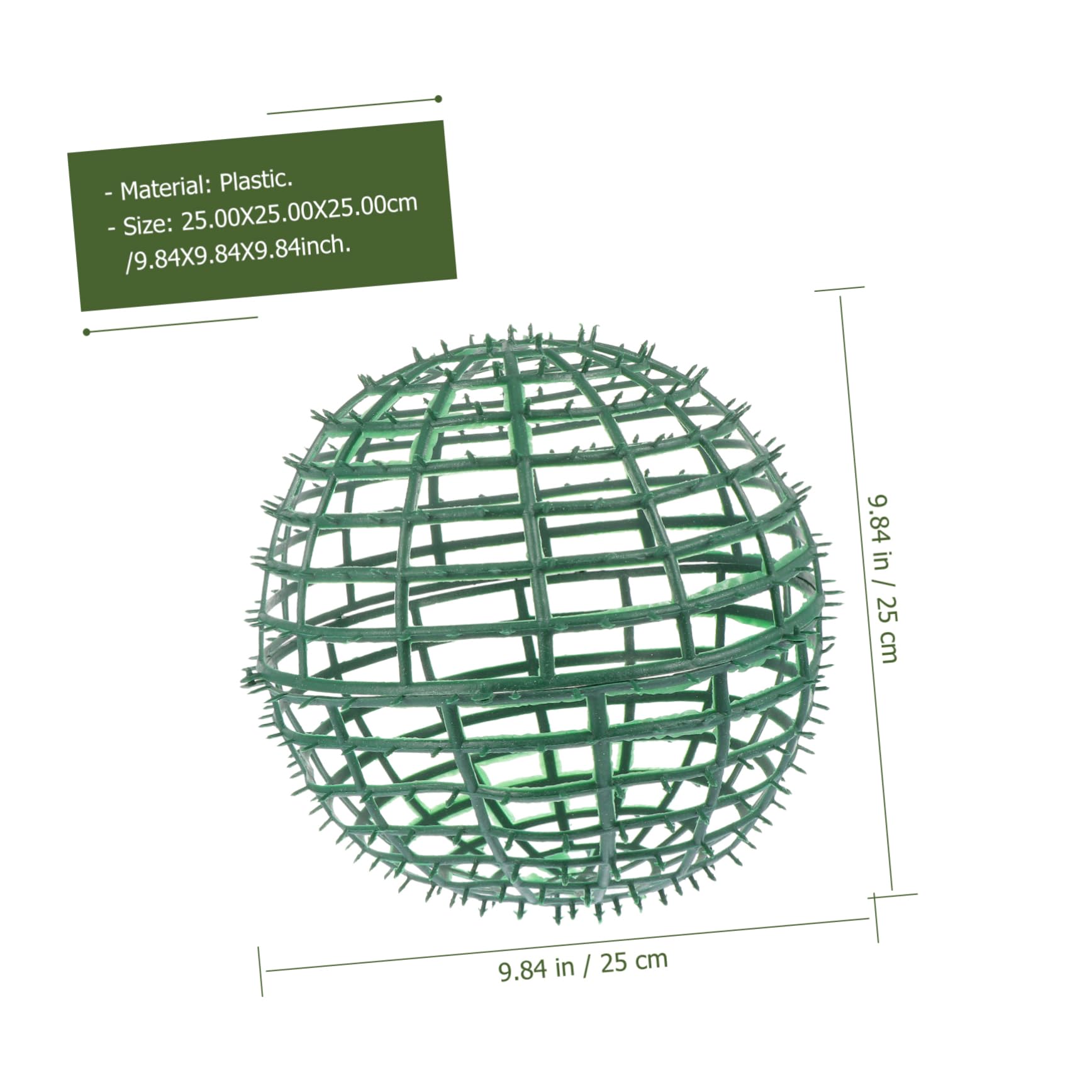 MUELODSIC Ball Bladder Flower Ball Skeleton Garden Sphere Plastic Flower Arrangement Frame Random Color