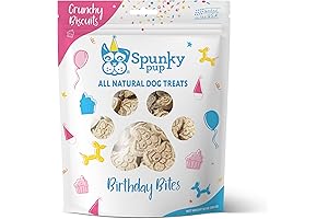 Look Whos Happy Birthday Bites, Crunchy Biscuit Treats, Peanut Butter, 10 oz