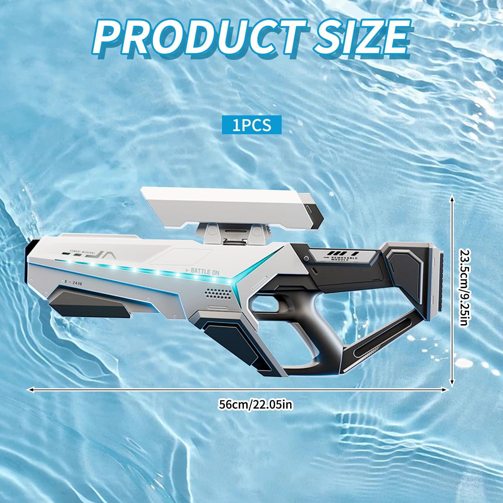 Wasserpistole Elektrisch,Automatische Wasserpistole,Elektrische Wasserpistole für Erwachsene,Automatische Spritzpistolen,Electric Water Gun,für Strandparty Spielzeug,Pool,Strand,Garten