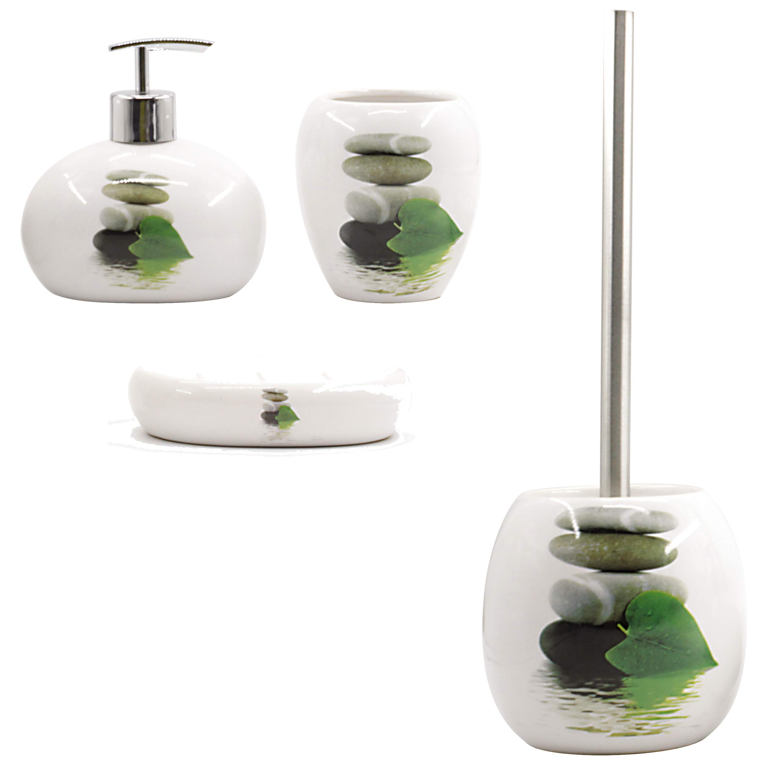 Colección de baño Java Lingga de MSV con accesorios de diseño elegante
