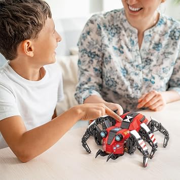 Xtrem Bots - Robotics Workshop | Robot for Kids | Kit 12 Robots in 1 | Robot Kids 8 Years old | Robotics for Children 10 Years old (Spider Bot)