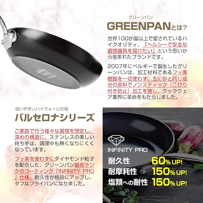予約中 グリーンパン バルセロナ フライパン cm Fucoa Cl 予約中 グリーンパン バルセロナ フライパン cm Fucoa Cl