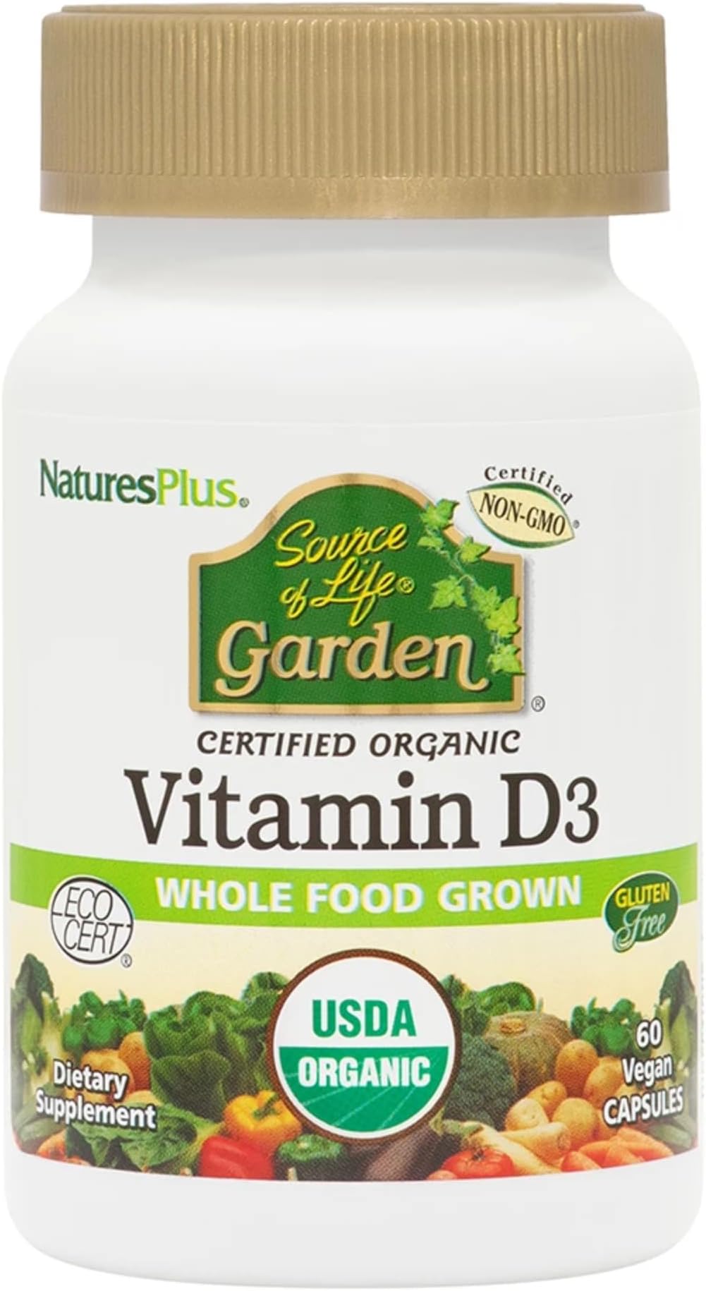 Np Sol Garden Vit D3 5000 Iu Vcap 60:30735