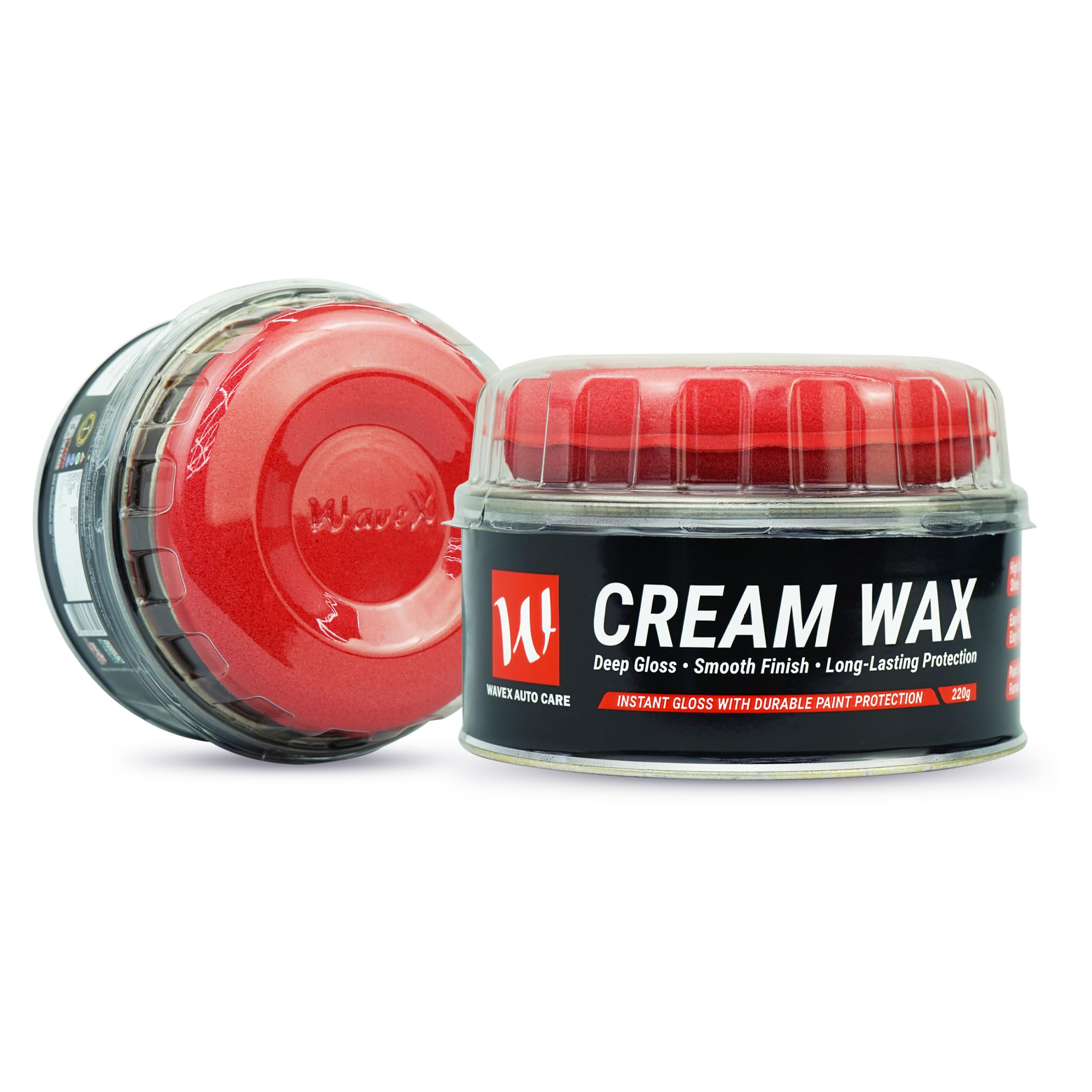Wavex Cream Wax for Car | Deep Gloss & Paint Protection | Easy Apply Car Wax Polish | Smooth Finish & Long Lasting Shine | Removes Dullness & Enhances Color | 220g-image-30