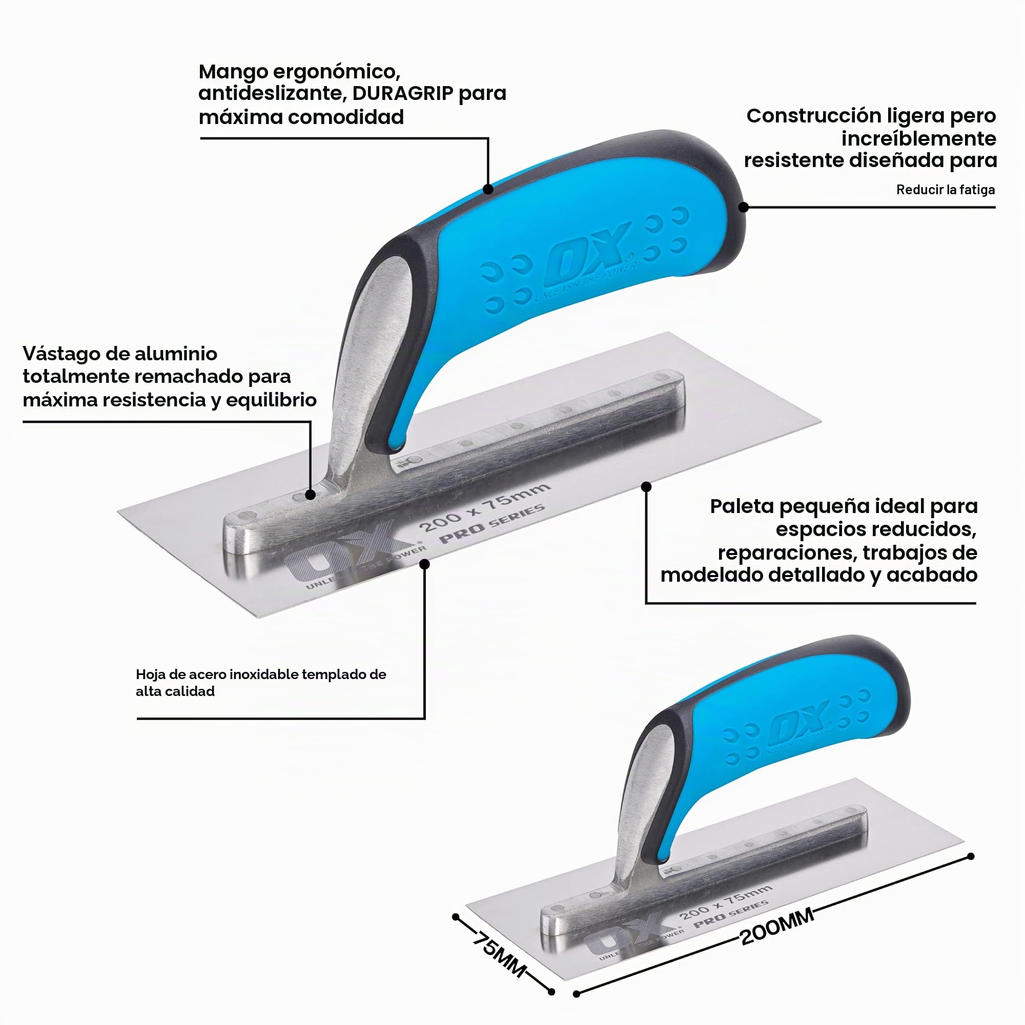 OX Pro Small Trowel - 200 x 75mm