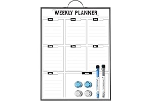 Weekly Planner Dry Erase Calendar for Wall Hanging