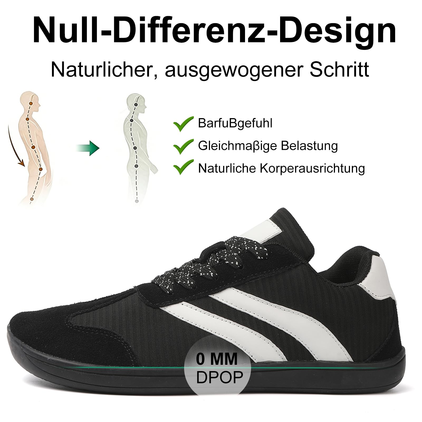 AONETIGER Barfußschuhe Herren Damen Breite Minimalistische Gr.36-47 EU