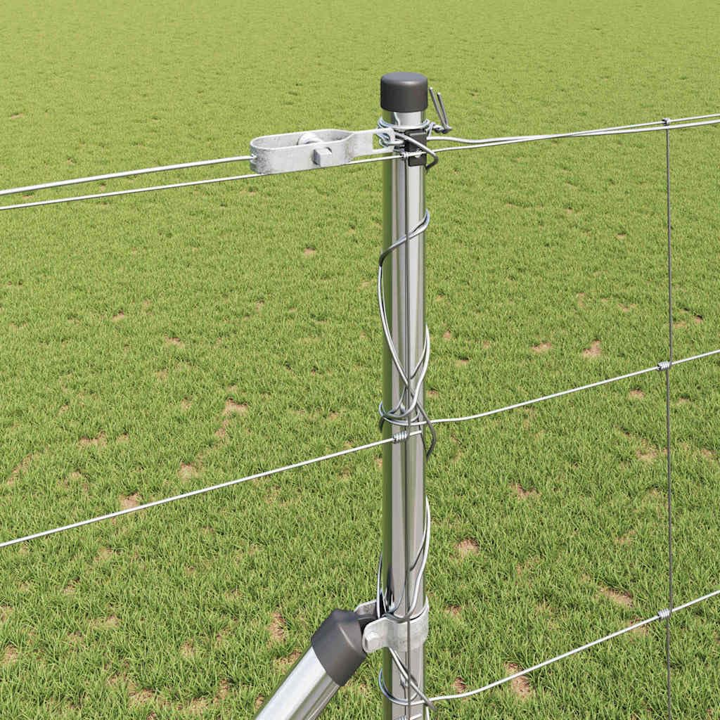 Słupek ogrodzeniowy, galwanizowany, 50 x 1,4 m, stal, wytrzymały słupek ogrodzeniowy ogrodowy do użytku na zewnątrz, nowoczesny design, odporny na warunki atmosferyczne, łatwy montaż, 1 sztuka