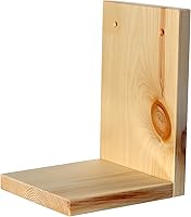 Vista 5 de Daniel's Plants Kit de estante de galería de pared para plantas de interior, estantes de madera modernos de mediados de siglo, estantes flotantes