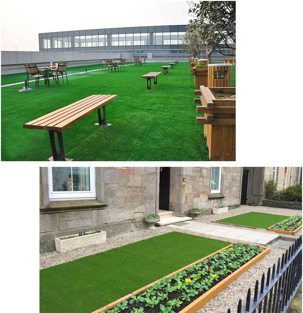 Artificial Grass 5x10FT,0.4in Pile Height Multi-Sizes Artificial Turf Outdoor Grass