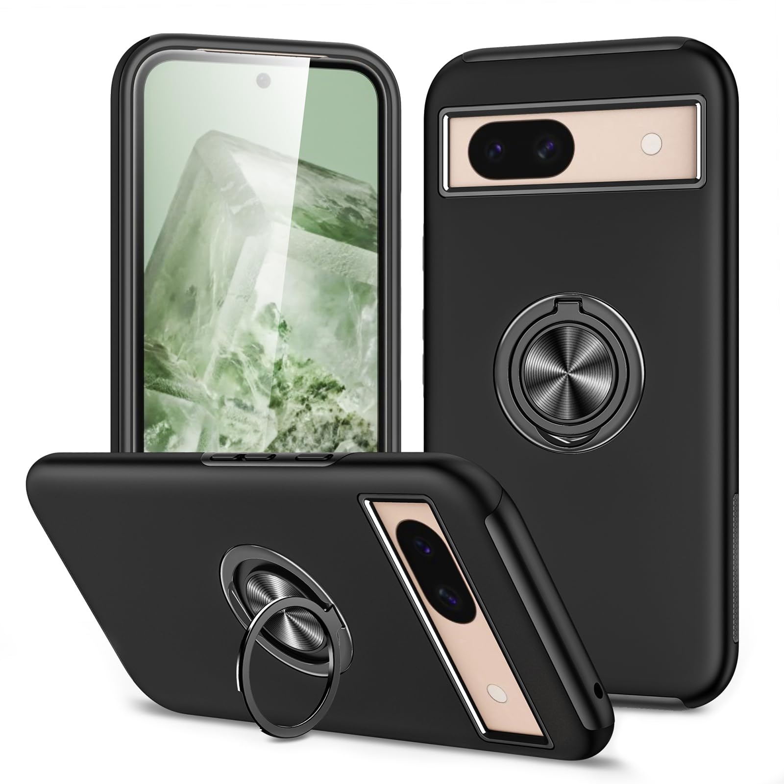 購入 制限 Google Pixel8a ケース 耐衝撃スマホケース 半透明 黄 
