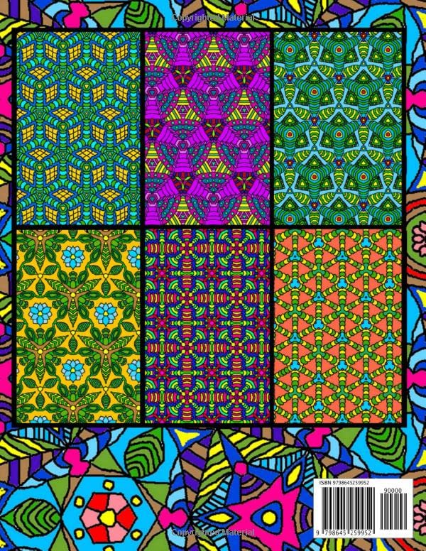 Cool Patterns Coloring Book, Volume One: Coloring Book for Adults Featuring Over 60 Amazing Pattern Designs to Color for Fun and Relaxation. image 2